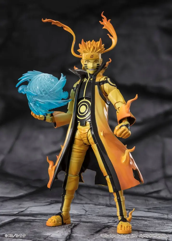 Naruto S.H. Figuarts Akčná figúrka Naruto Uzumaki (Kurama Link Mode) - Courageous Strength That Binds - 15 cm produktová fotografia