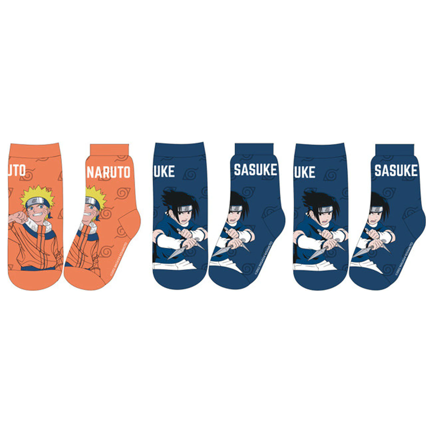 Naruto Sasuke Detské ponožky 23/26 produktová fotografia