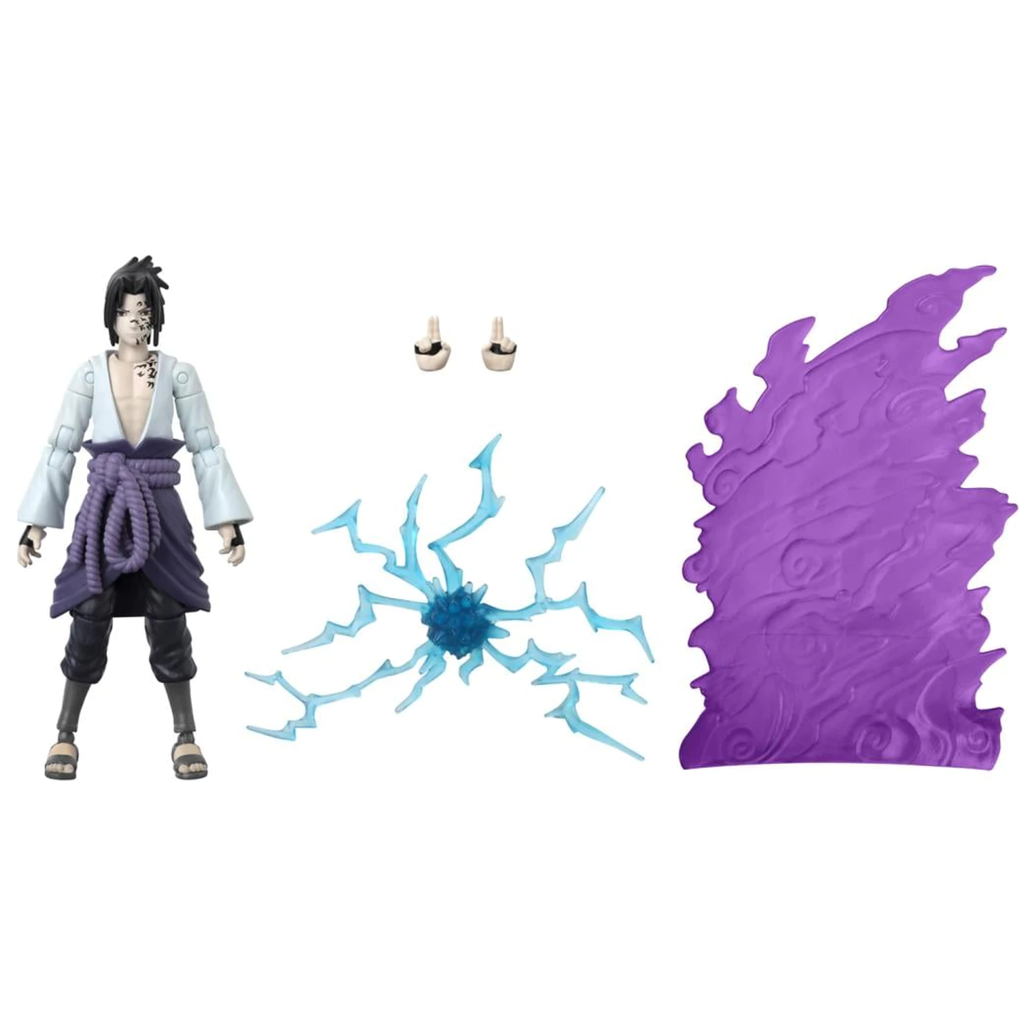 NARUTO Sasuke s transf. efektom Figure Anime Heroes Beyond 17cm produktová fotografia