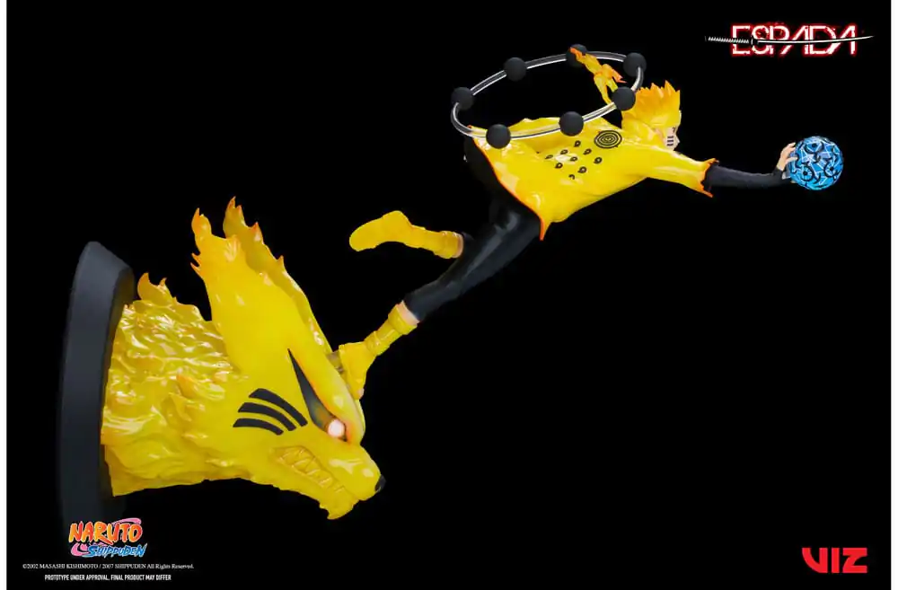 Naruto Shippuden PVC Magnet Statue 1/8 Naruto Uzumaki & Kurama 28 cm termékfotó