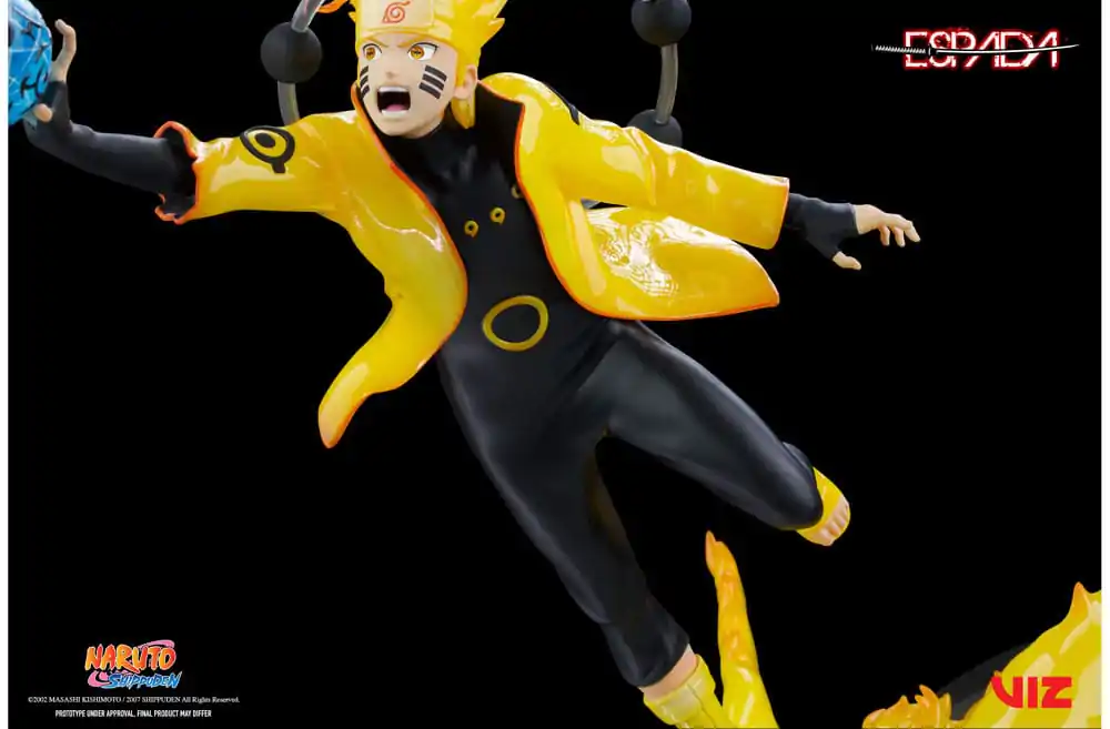 Naruto Shippuden PVC Magnet Statue 1/8 Naruto Uzumaki & Kurama 28 cm termékfotó