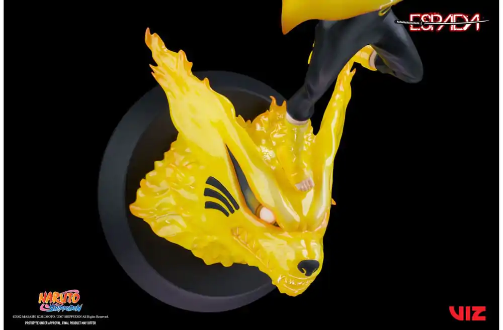 Naruto Shippuden PVC Magnet Statue 1/8 Naruto Uzumaki & Kurama 28 cm termékfotó