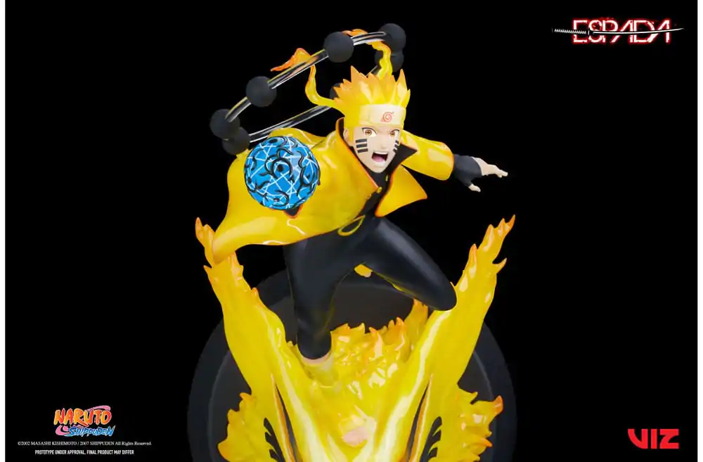 Naruto Shippuden PVC Magnet Statue 1/8 Naruto Uzumaki & Kurama 28 cm termékfotó