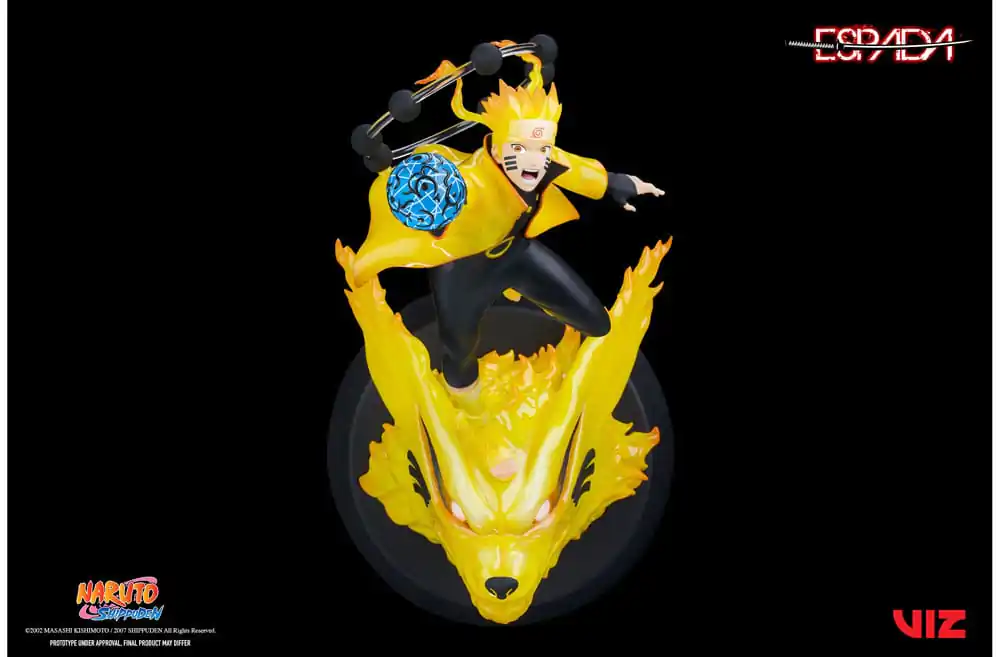 Naruto Shippuden PVC Magnet Statue 1/8 Naruto Uzumaki & Kurama 28 cm termékfotó