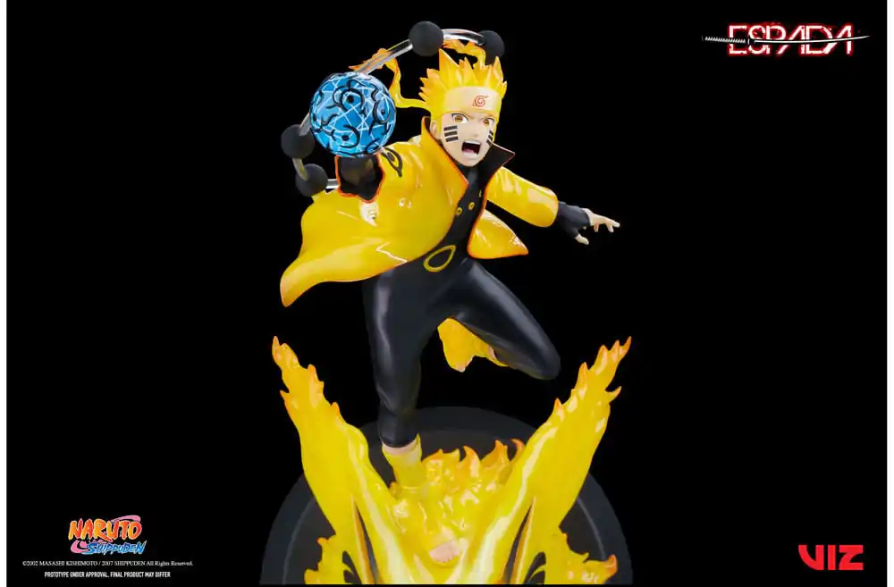 Naruto Shippuden PVC Magnet Statue 1/8 Naruto Uzumaki & Kurama 28 cm termékfotó