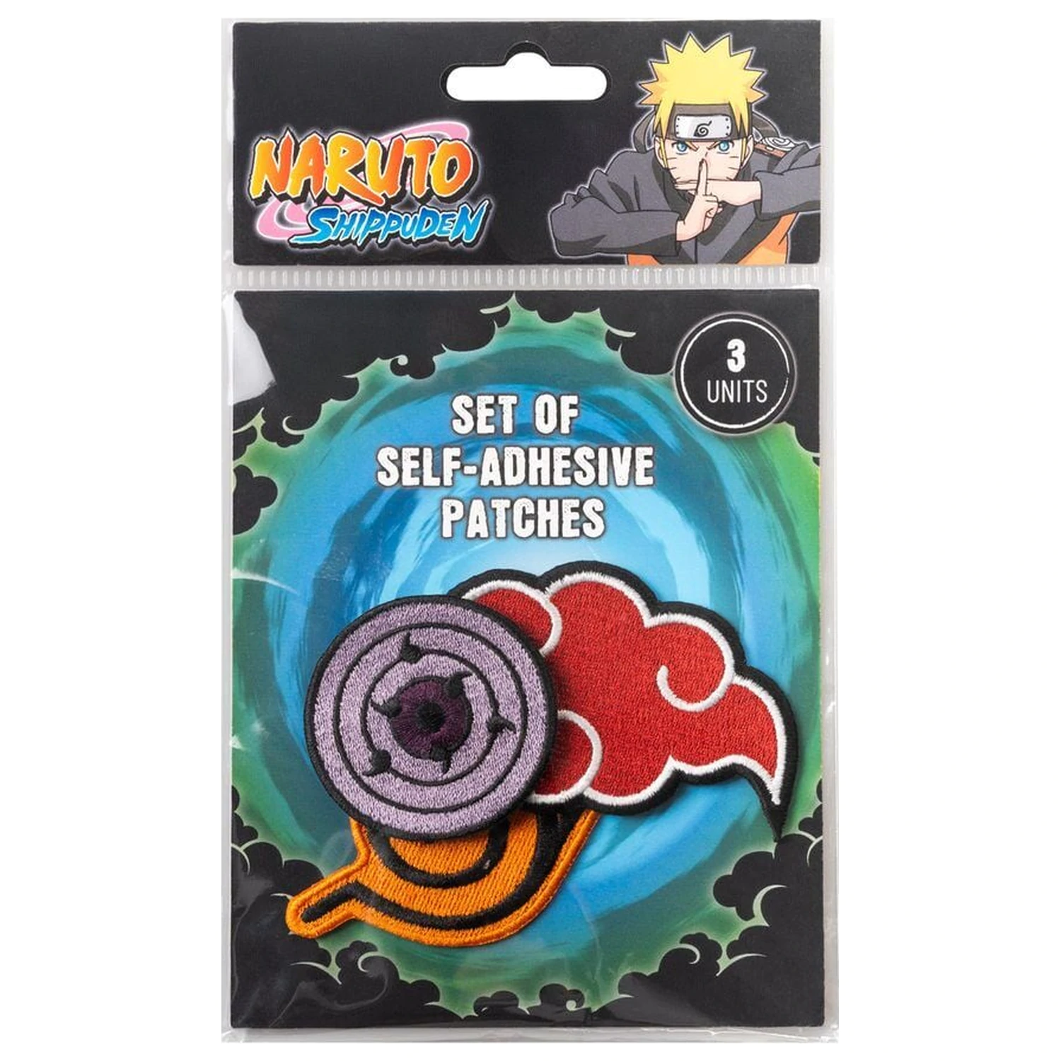 Naruto Shippuden sada 3 nášiviek produktová fotografia