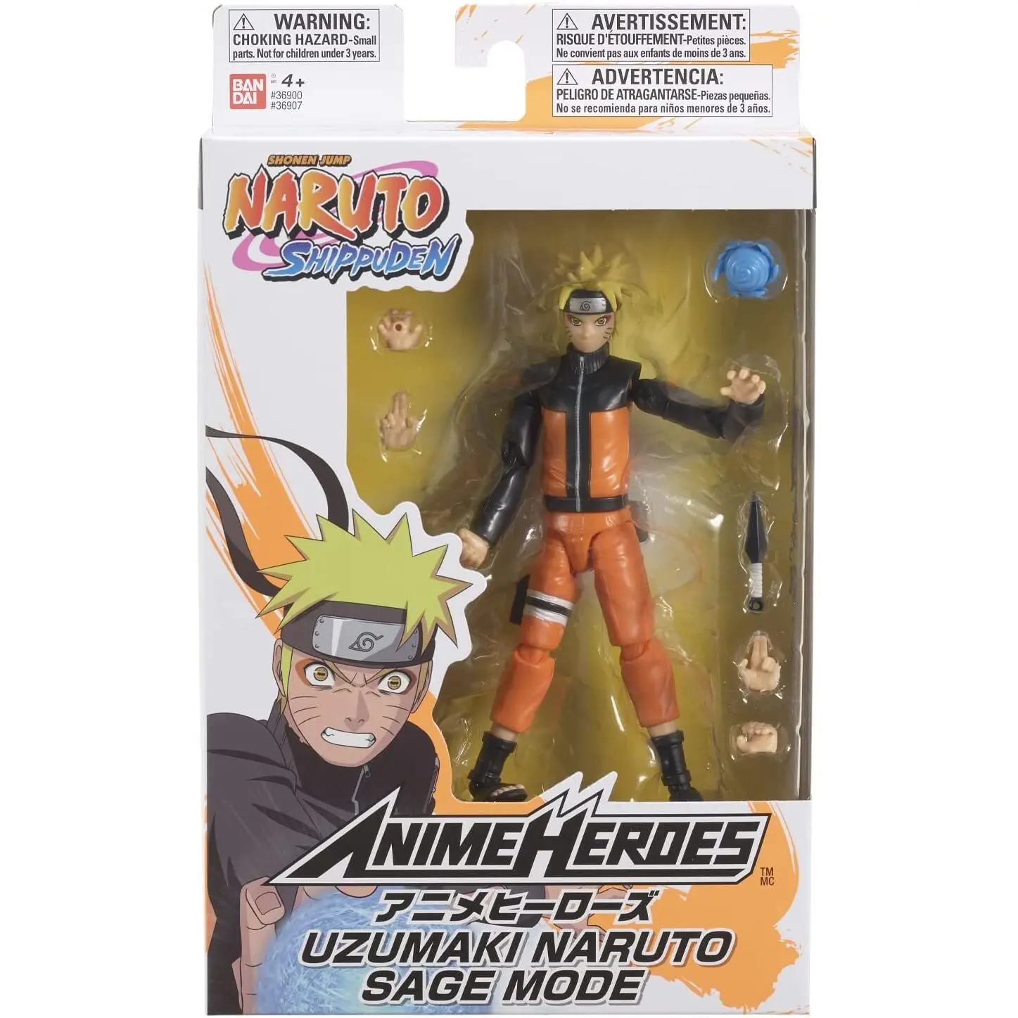 Naruto Shippuden Anime Heroes Naruto Uzumaki Saga Mode figúrka 15 cm produktová fotografia