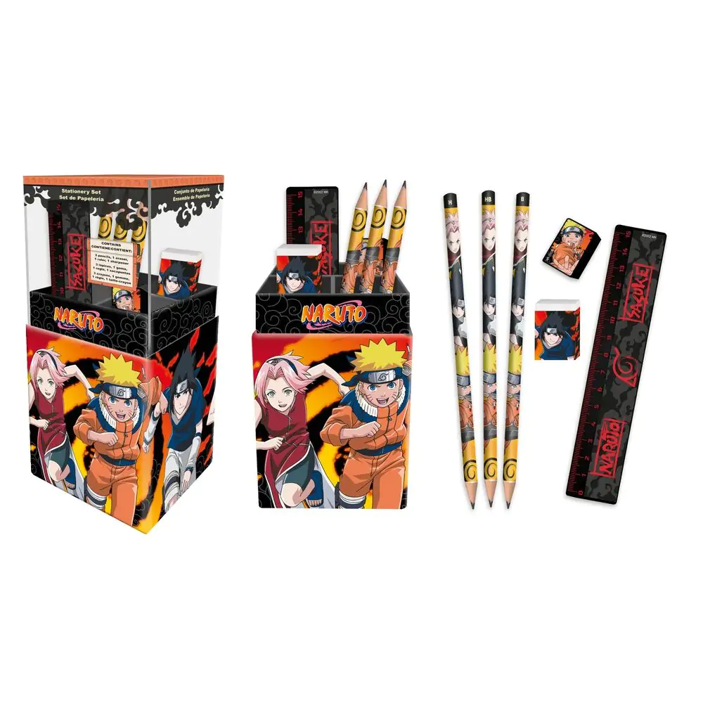Naruto Shippuden Držiaky na ceruzky s písacími potrebami produktová fotografia
