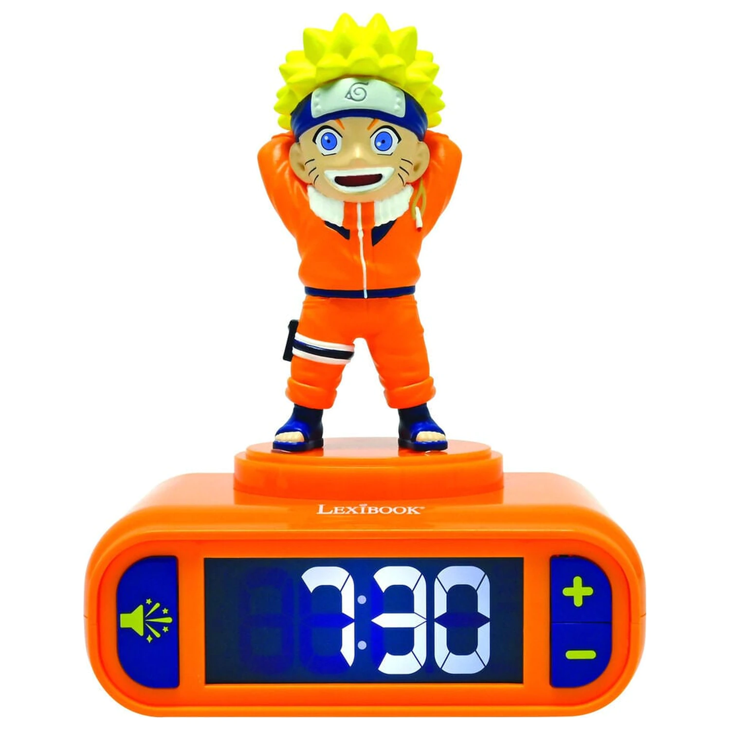 Naruto Shippuden digitálny budík s 3D nočným svetlom produktová fotografia
