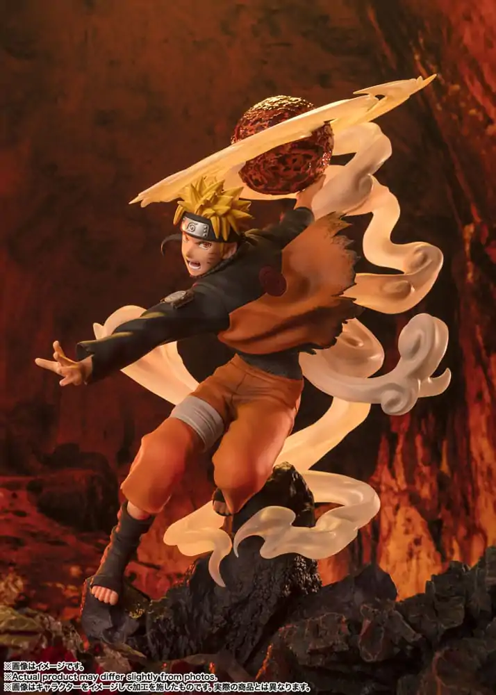 Naruto Shippuden Figuarts ZERO Extra Battle PVC soška Naruto Uzumaki - Sage Art: Lava Release Rasenshuriken 24 cm termékfotó