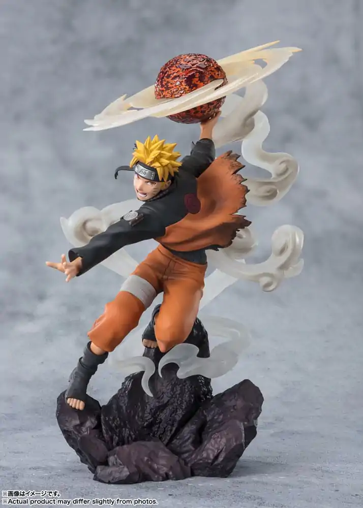 Naruto Shippuden Figuarts ZERO Extra Battle PVC soška Naruto Uzumaki - Sage Art: Lava Release Rasenshuriken 24 cm termékfotó