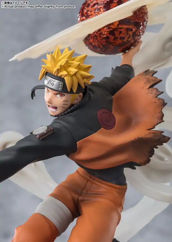 Naruto Shippuden Figuarts ZERO Extra Battle PVC soška Naruto Uzumaki - Sage Art: Lava Release Rasenshuriken 24 cm termékfotó