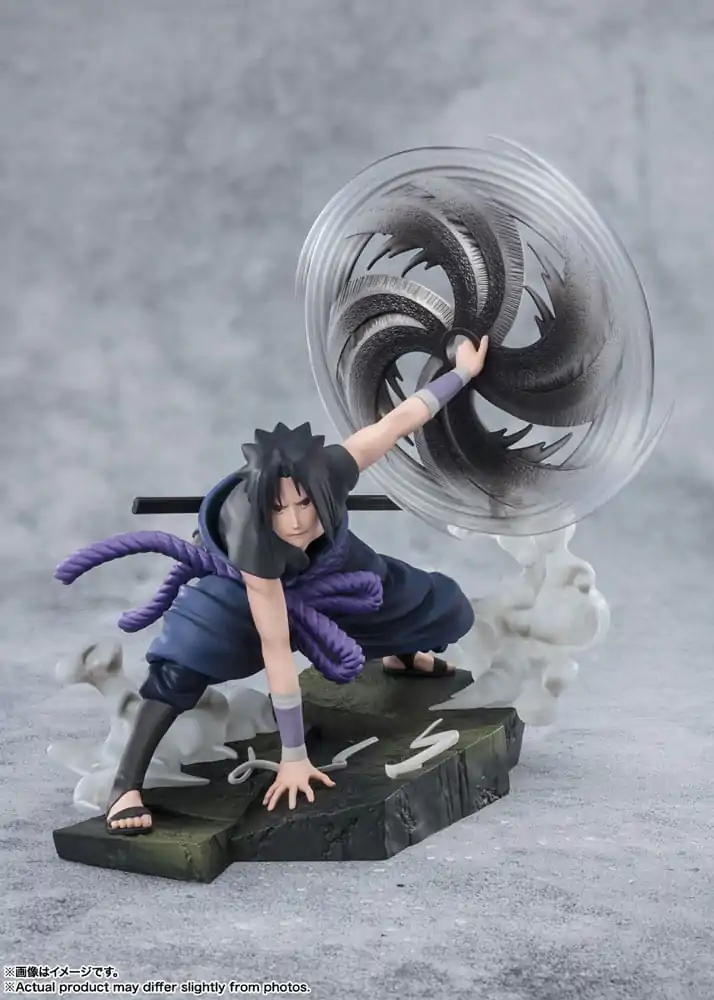Naruto Shippuden FiguartsZERO Extra Battle PVC Socha Sasuke Uchiha -The Light & Dark of the Mangekyo Sharingan- 20 cm produktová fotografia