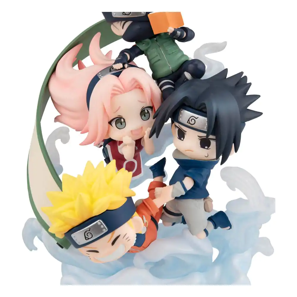 Naruto Shippuden FigUnity PVC Mini Figúrka Gather here, Team 7 13 cm termékfotó