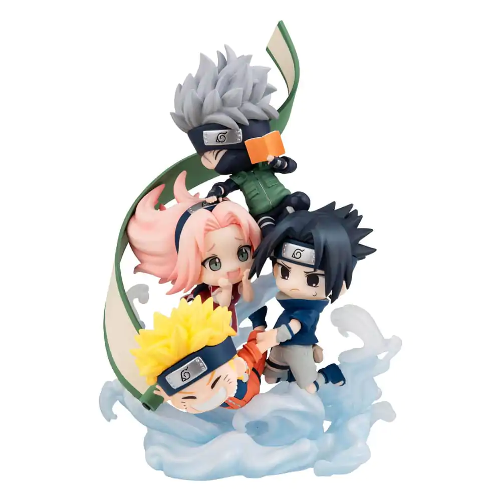 Naruto Shippuden FigUnity PVC Mini Figúrka Gather here, Team 7 13 cm termékfotó