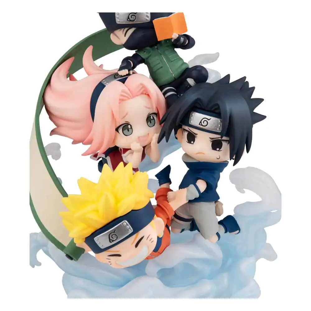 Naruto Shippuden FigUnity PVC Mini Figúrka Gather here, Team 7 13 cm termékfotó