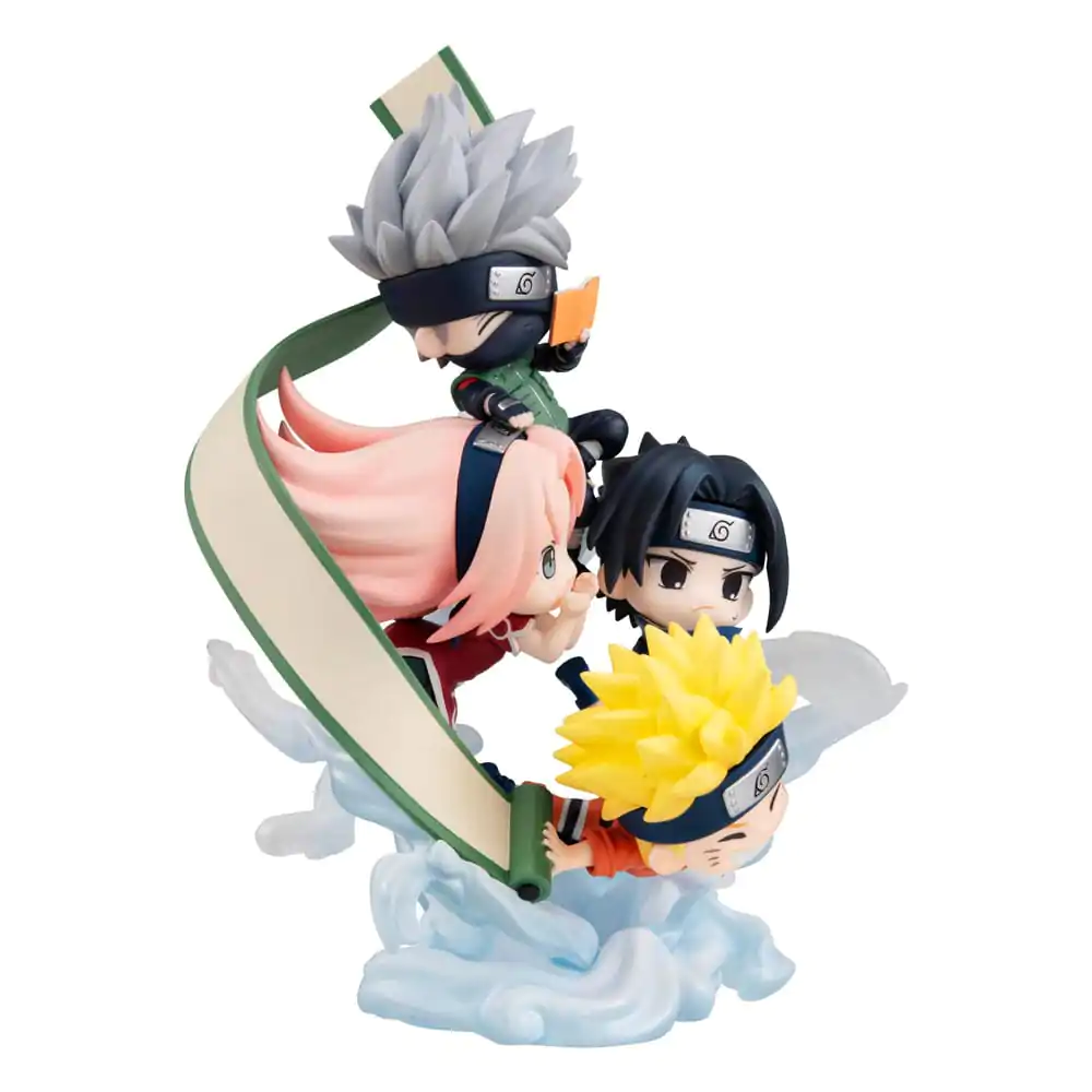 Naruto Shippuden FigUnity PVC Mini Figúrka Gather here, Team 7 13 cm termékfotó