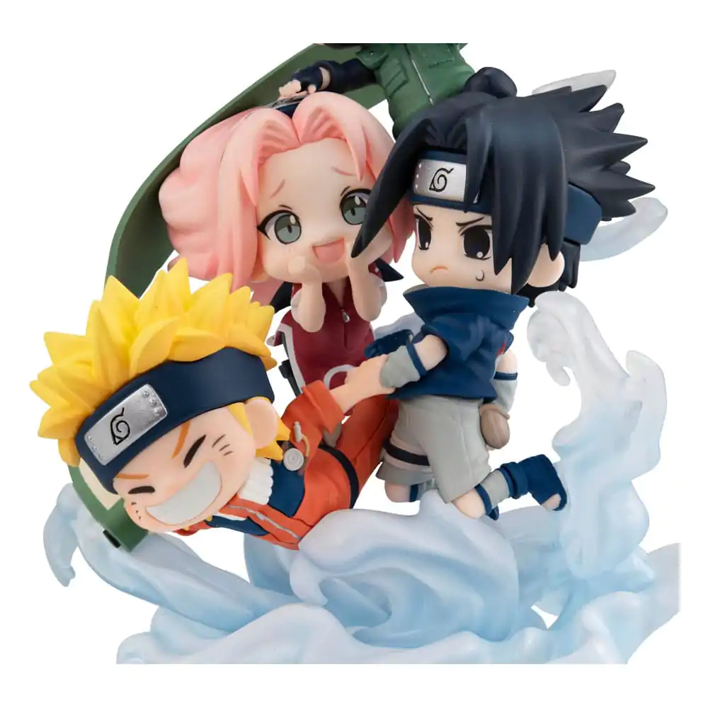 Naruto Shippuden FigUnity PVC Mini Figúrka Gather here, Team 7 13 cm termékfotó