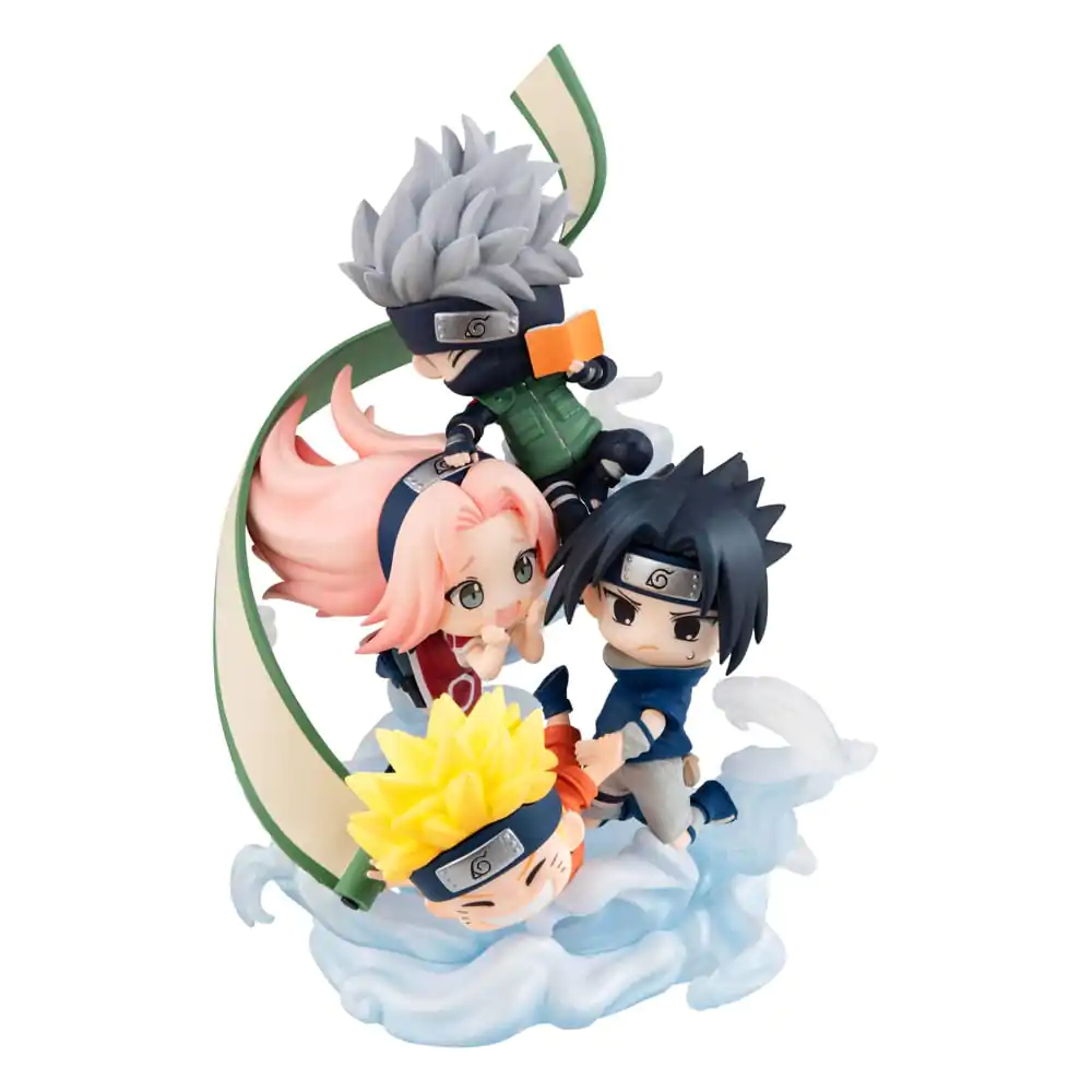 Naruto Shippuden FigUnity PVC Mini Figúrka Gather here, Team 7 13 cm termékfotó