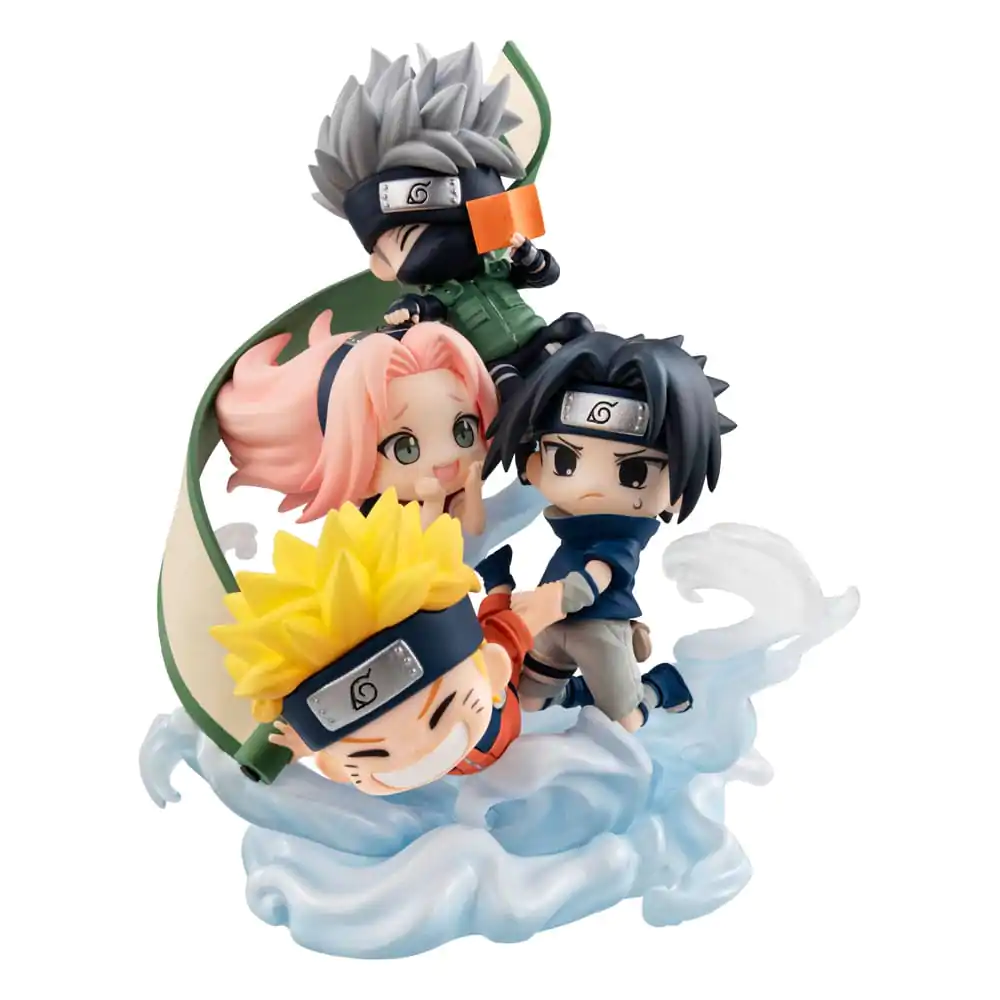 Naruto Shippuden FigUnity PVC Mini Figúrka Gather here, Team 7 13 cm termékfotó