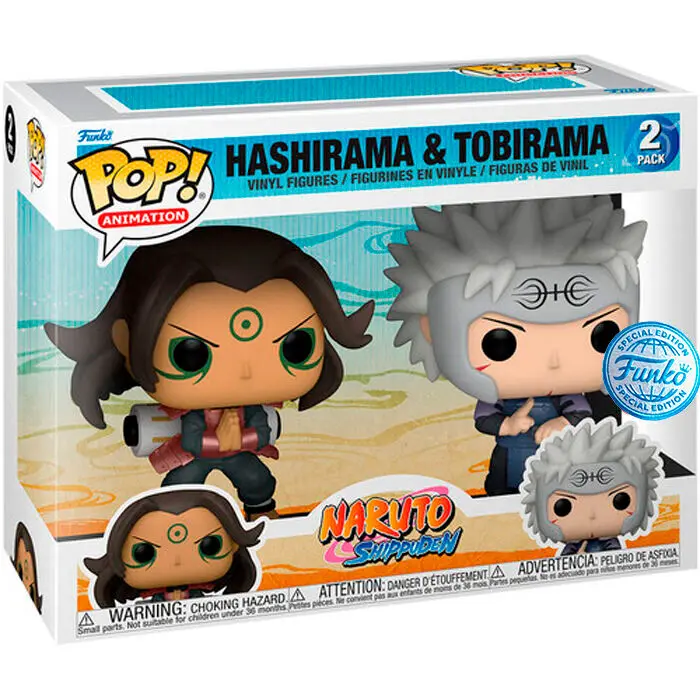 Naruto Shippuden POP! Animation Vinyl Figúrky 2-Balenie Haširama & Tobirama 9 cm termékfotó