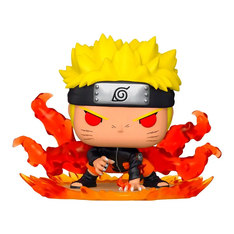 Naruto Shippuden POP! Deluxe Vinyl figúrka Naruto Uzumaki ako Nine Tails Special Edition 9 cm termékfotó