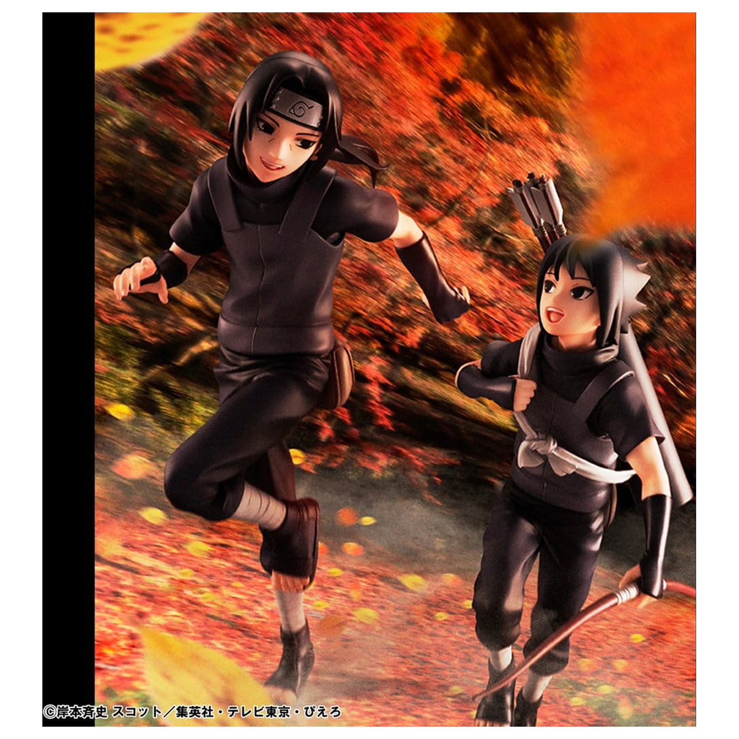 Naruto Shippuden G.E.M. Series PVC figúrky balenie 2 kusov Itachi Uchiha & Sasuke produktová fotografia