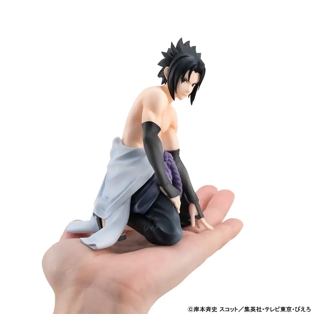 Naruto Shippuden G.E.M. Series PVC socha Sasuke Palm Size 12 cm produktová fotografia