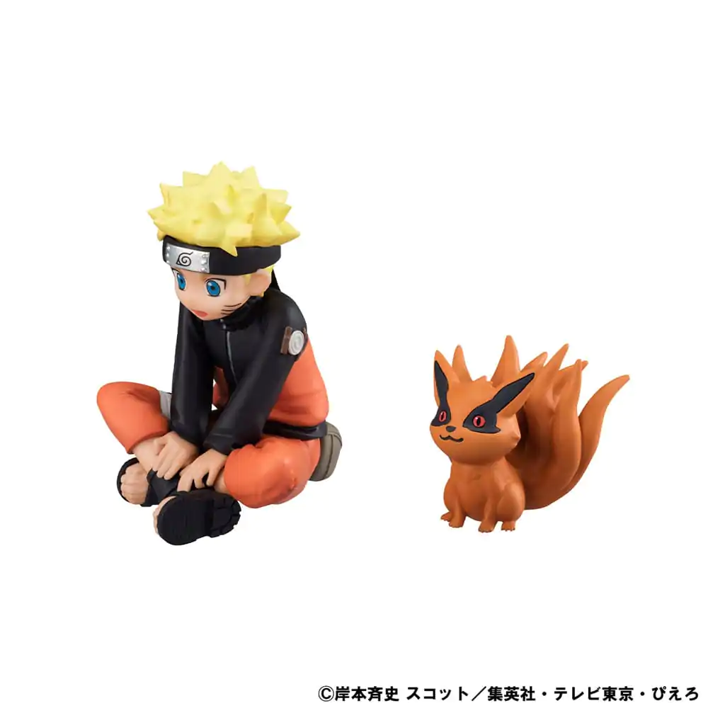 Naruto Shippuden Gaiden G.E.M. Series PVC Socha Naruto Uzumaki a Biju Sada 7 cm produktová fotografia