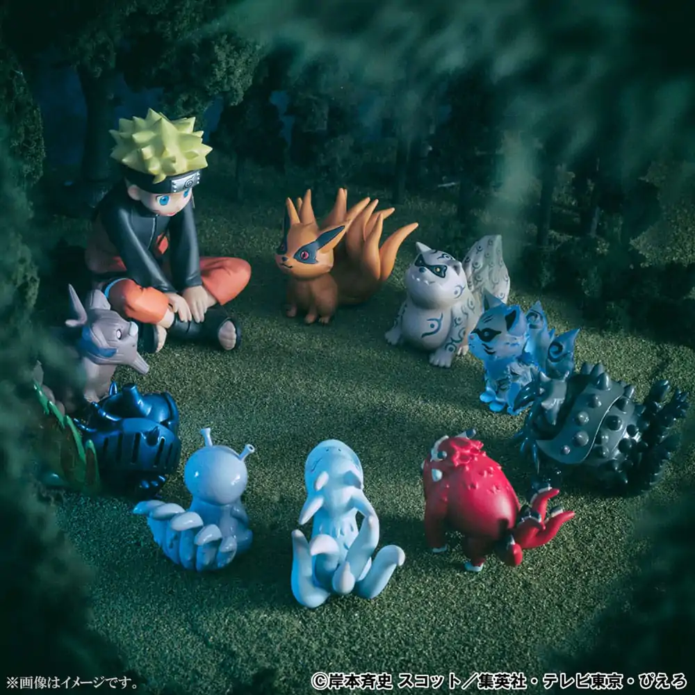 Naruto Shippuden Gaiden G.E.M. Series PVC Socha Naruto Uzumaki a Biju Sada 7 cm produktová fotografia