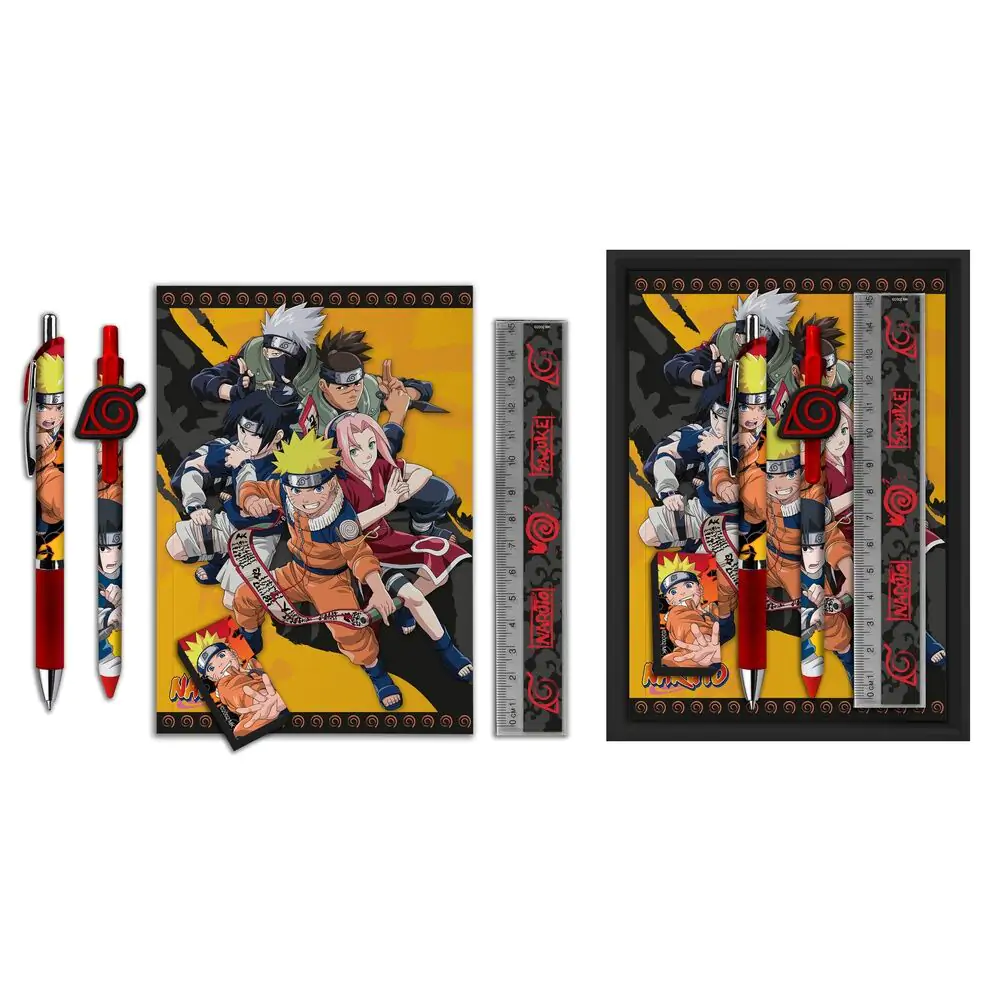 Naruto Shippuden Stationery box sada 5ks produktová fotografia