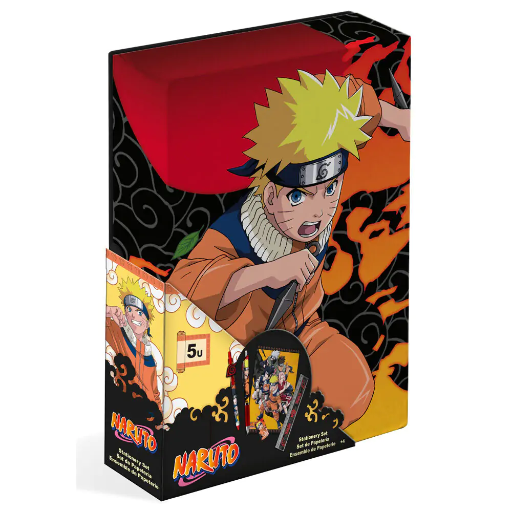 Naruto Shippuden Stationery box sada 5ks produktová fotografia