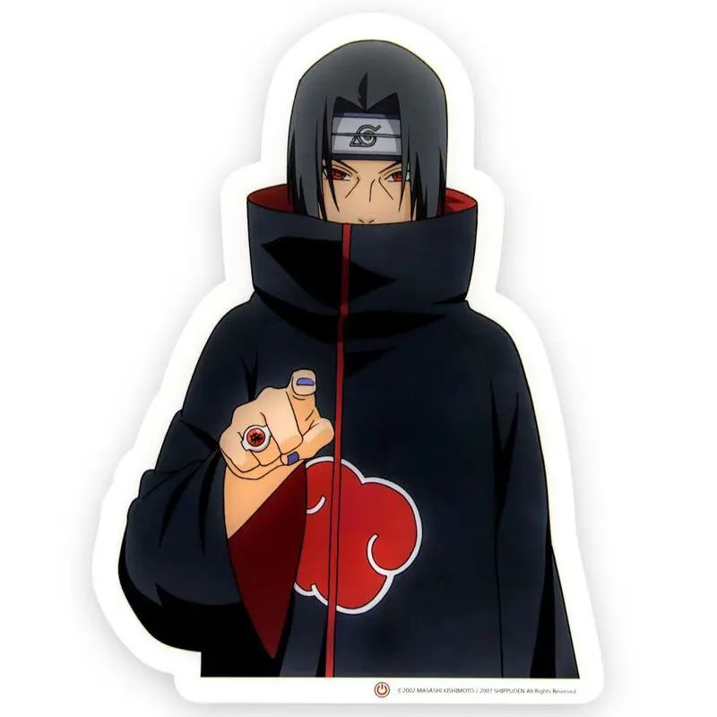 Naruto Shippuden LED svetelná stenná lampa Itachi Uchiha 40 cm termékfotó