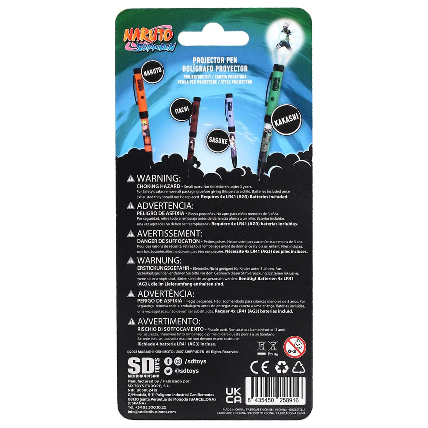 Naruto Shippuden Pen s Light Projector Kakashi produktová fotografia