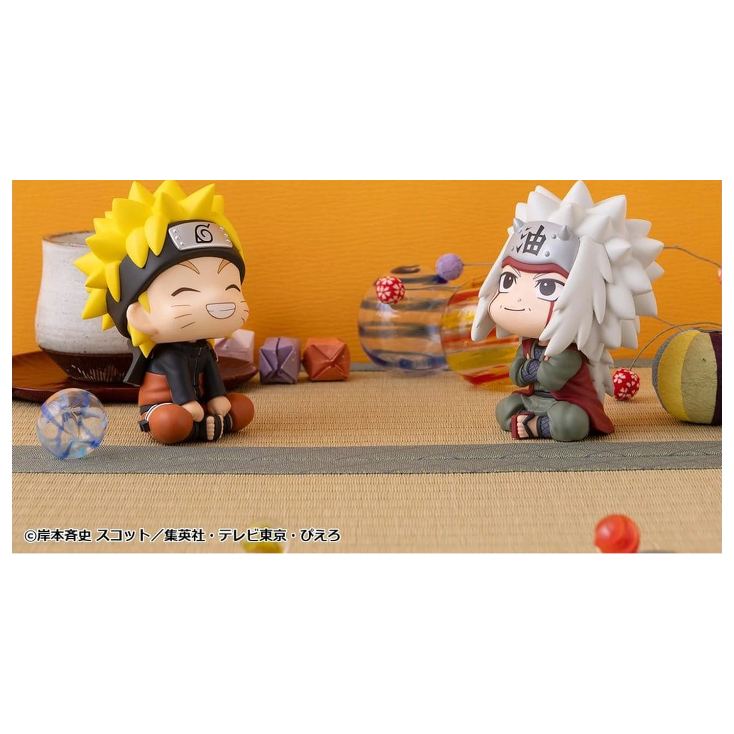 Naruto Shippuden Look Up PVC figúrky 2-balenie Naruto Uzumaki Smile Ver. & Jiraiya 11 cm (s darčekom) produktová fotografia