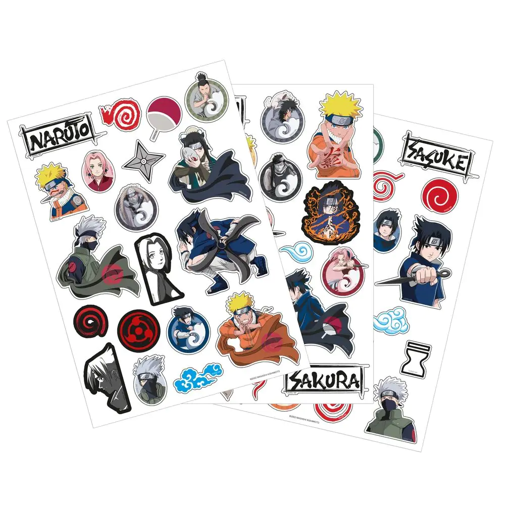 Naruto Shippuden Odnímateľná sada nálepiek produktová fotografia
