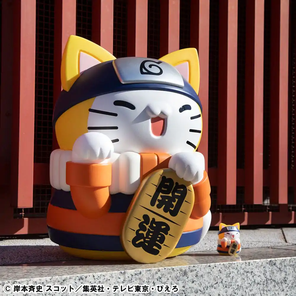 Naruto Shippuden Mega Cat Project Nyanto! The Big Nyaruto Series zberateľská figúrka Nyaruto Fortune Cats Giant Ver. 34 cm produktová fotografia