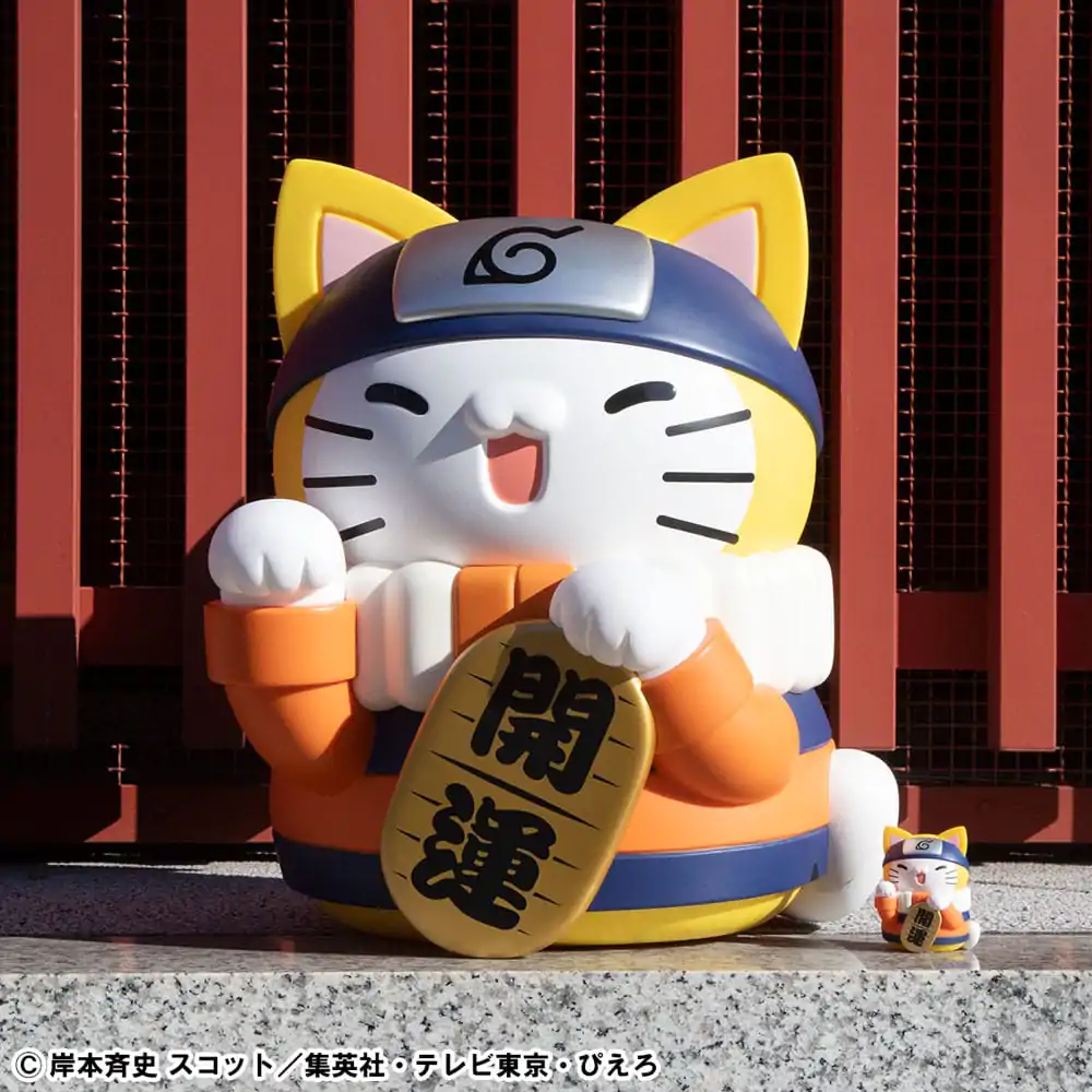Naruto Shippuden Mega Cat Project Nyanto! The Big Nyaruto Series zberateľská figúrka Nyaruto Fortune Cats Giant Ver. 34 cm produktová fotografia