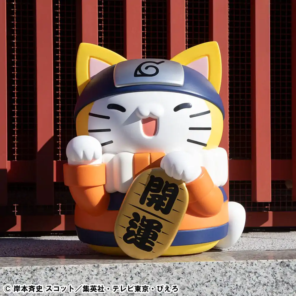 Naruto Shippuden Mega Cat Project Nyanto! The Big Nyaruto Series zberateľská figúrka Nyaruto Fortune Cats Giant Ver. 34 cm produktová fotografia