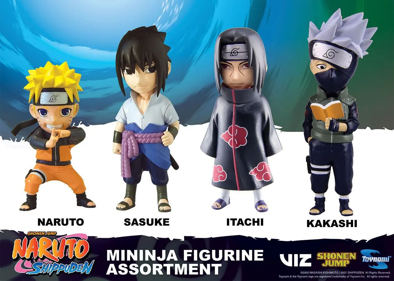 Naruto Shippuden Mininja Mini figúrka Sasuke 8 cm termékfotó