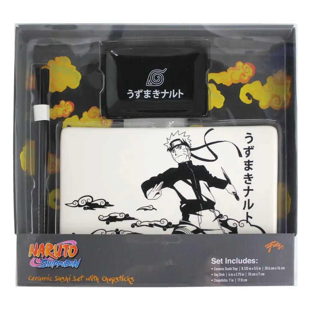 Naruto Shippuden keramická sushi súprava s paličkami Naruto produktová fotografia