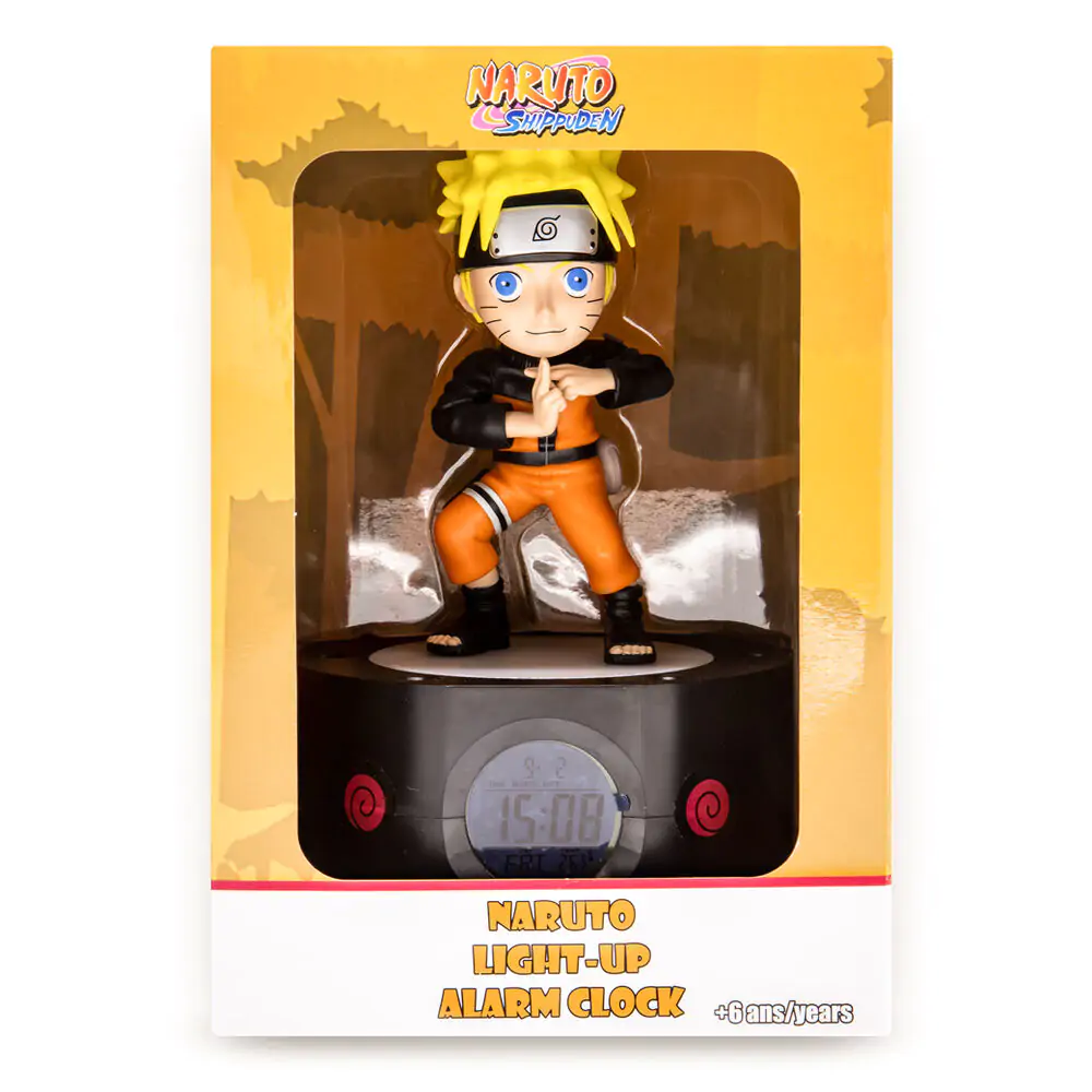 Naruto Shippuden Budík so svetlom Naruto 18 cm produktová fotografia