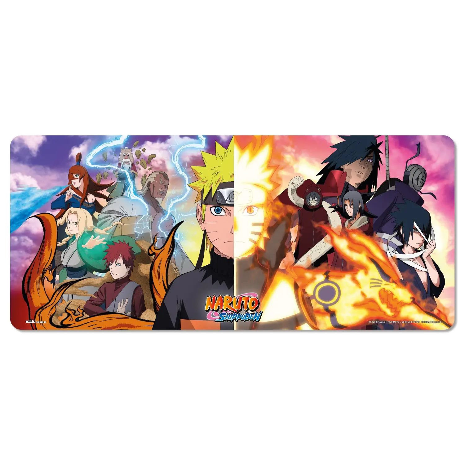 Naruto Shippuden gaming podložka na stôl produktová fotografia