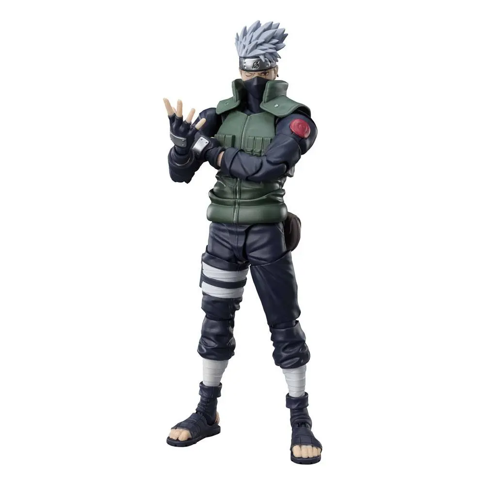 Naruto Shippuden S.H. Figuarts akčná figúrka Kakashi Hatake -The famed Sharingan Hero- 16 cm termékfotó