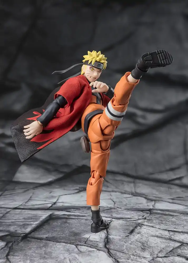 Naruto Shippuden S.H. Figuarts akčná figúrka Naruto Uzumaki (Sage Mode) - Savior of Konoha 15 cm termékfotó