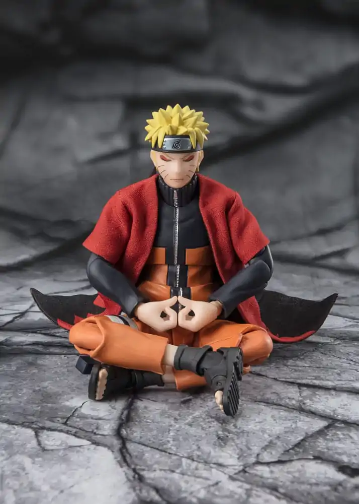 Naruto Shippuden S.H. Figuarts akčná figúrka Naruto Uzumaki (Sage Mode) - Savior of Konoha 15 cm termékfotó