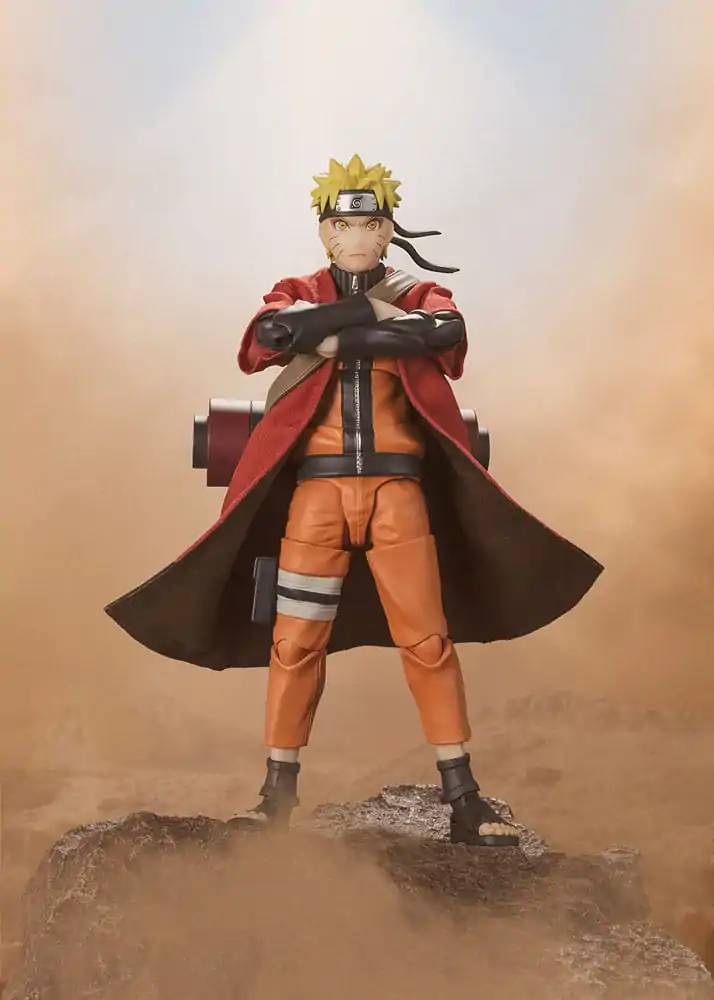 Naruto Shippuden S.H. Figuarts akčná figúrka Naruto Uzumaki (Sage Mode) - Savior of Konoha 15 cm termékfotó