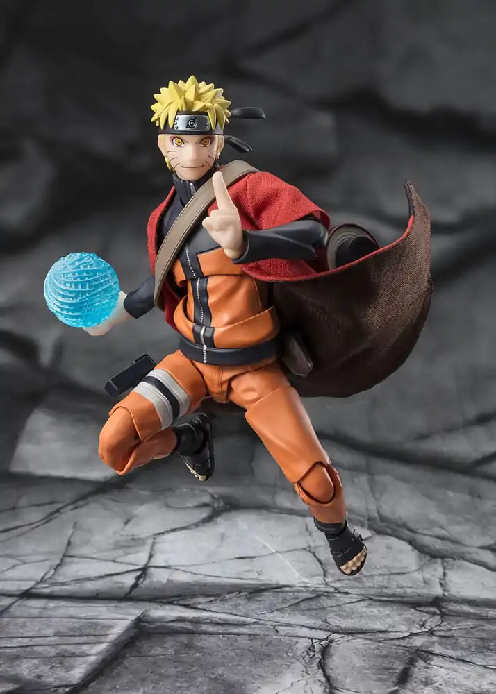 Naruto Shippuden S.H. Figuarts akčná figúrka Naruto Uzumaki (Sage Mode) - Savior of Konoha 15 cm termékfotó