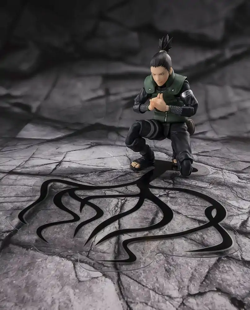 Naruto Shippuden S.H. Figuarts Akčná figúrka Shikamura Nara Brilantný stratég 15 cm termékfotó