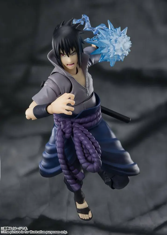 Naruto Shippuden S.H. Figuarts akčná figúrka Sasuke Uchiha -He who bears all Hatred- 15 cm termékfotó